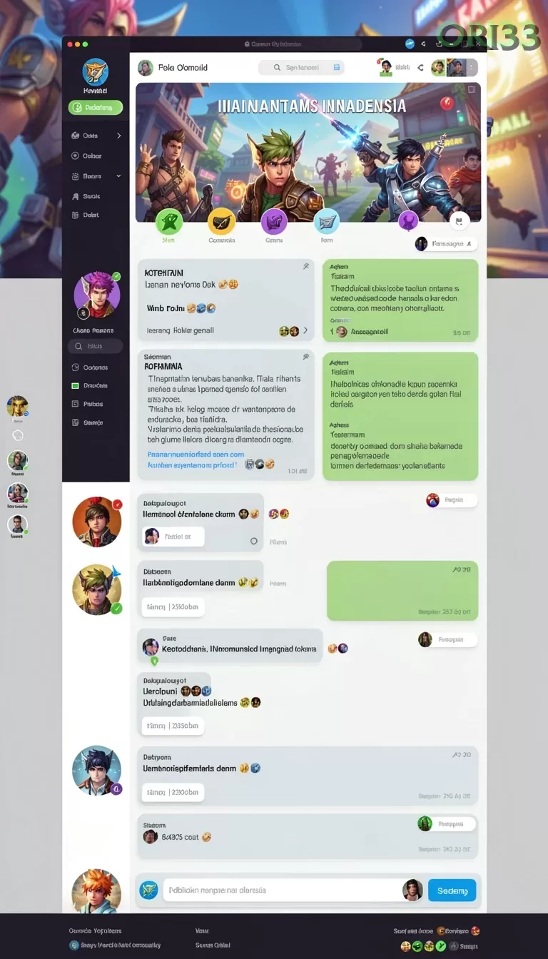 Cuplikan layar RAJASTAR — menu navigasi